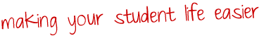 making your student life easier