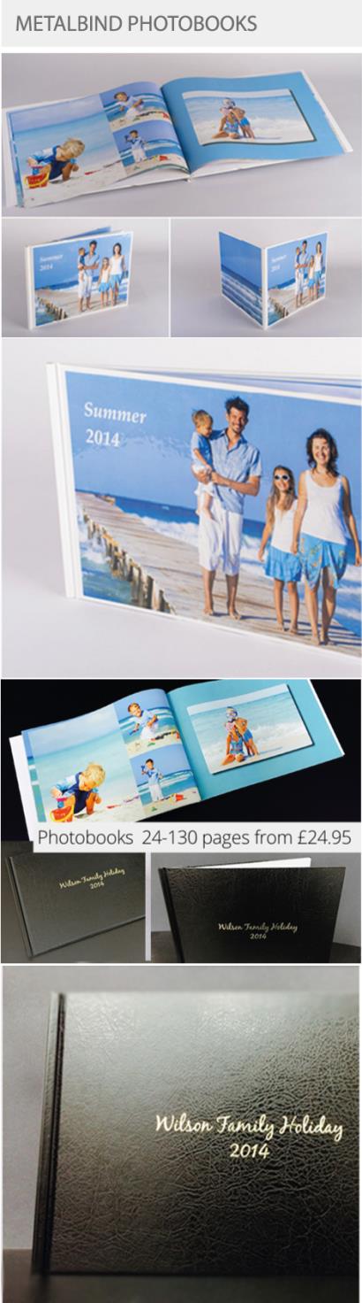 Create your very own personalised Photobook.