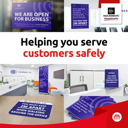 Helping you serve customers safely